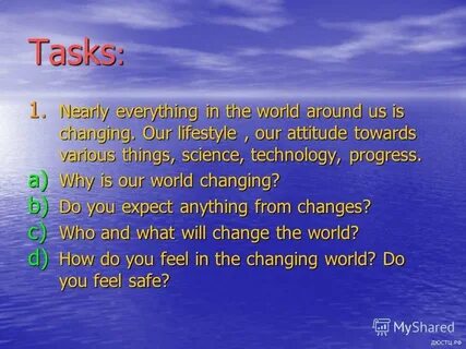 World is changing