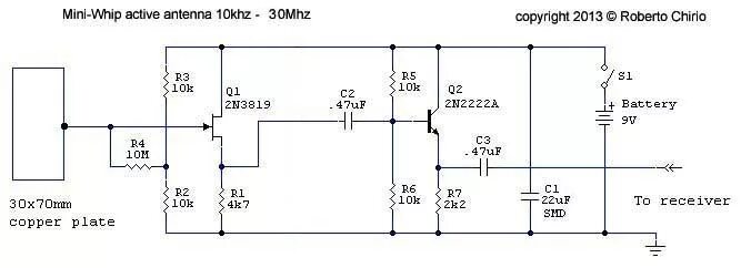 The Active Antenna Mini-Whip 10 KHZ - 30 MHZ. Mini Whip антенна 10khz-30mhz. Активная кв антенна Mini-Whip. Mini Whip антенна схема 998.