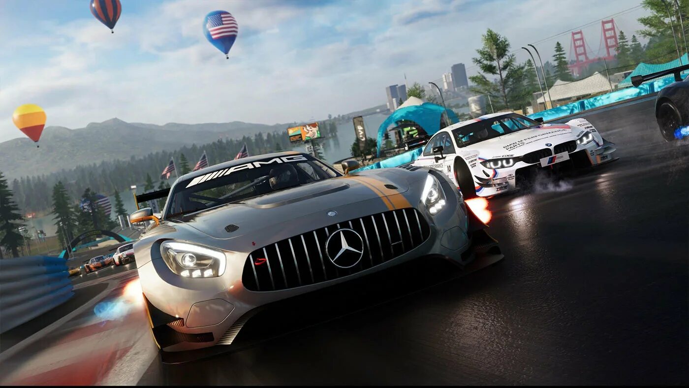 Игры гонки хорошего качество. Игра the Crew 2. Mercedes AMG gt the Crew 2. Зе Крю. The Crew 2 гонки.