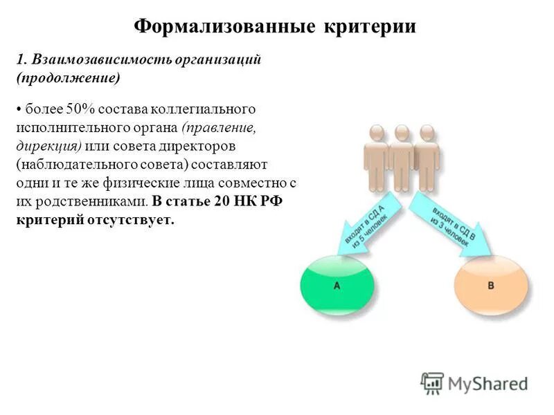 Формализовать отношения