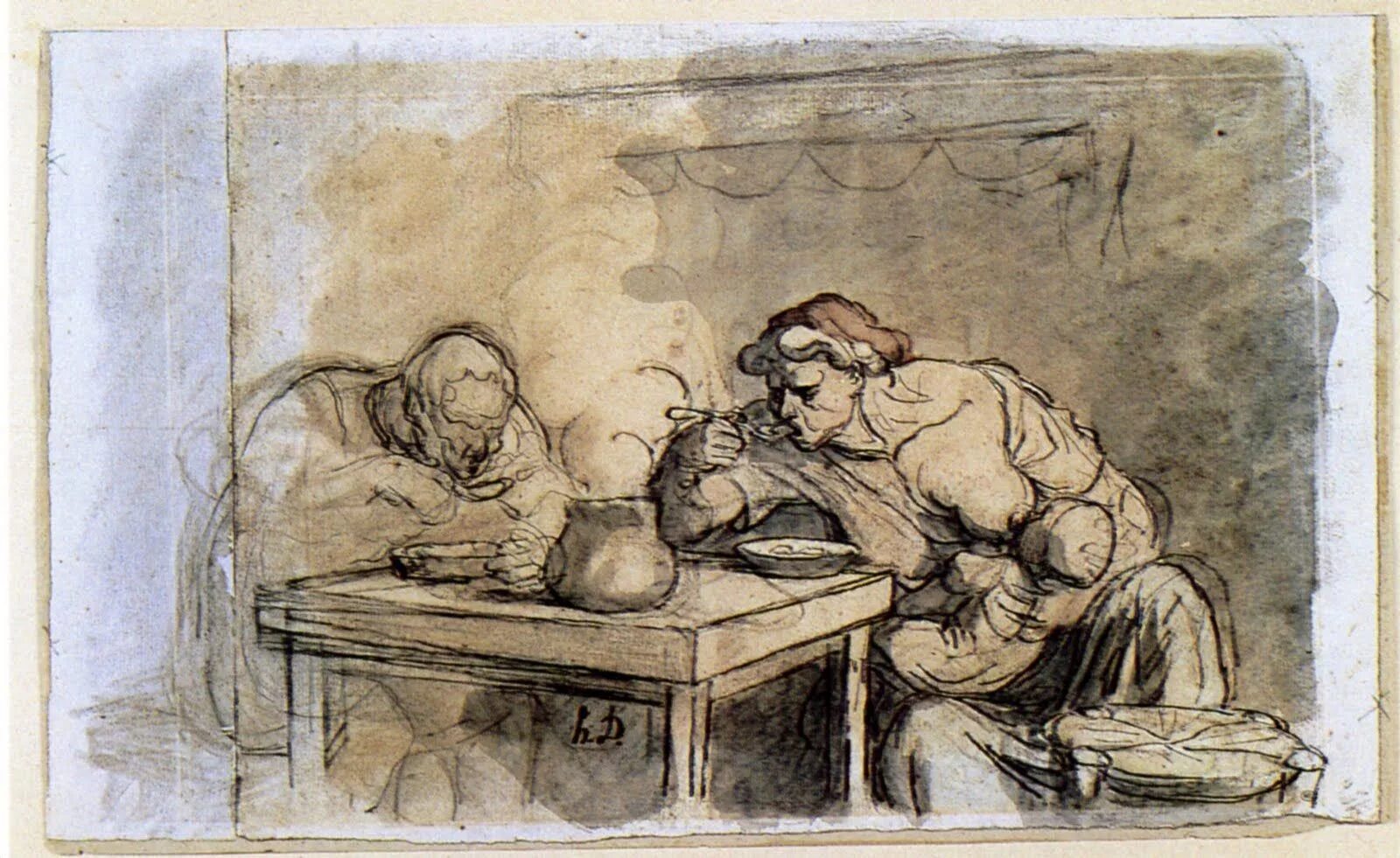 Оноре домье шахматисты. Домье художник. оноре домье (1808–1879) прачка.. оноре домье 1808 1879 картины. оноре домье рисунки.