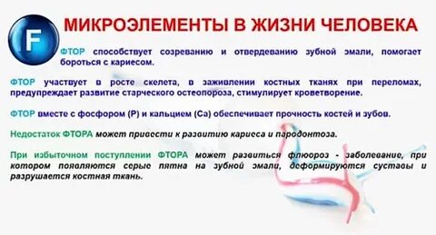 Микроэлементы зуба