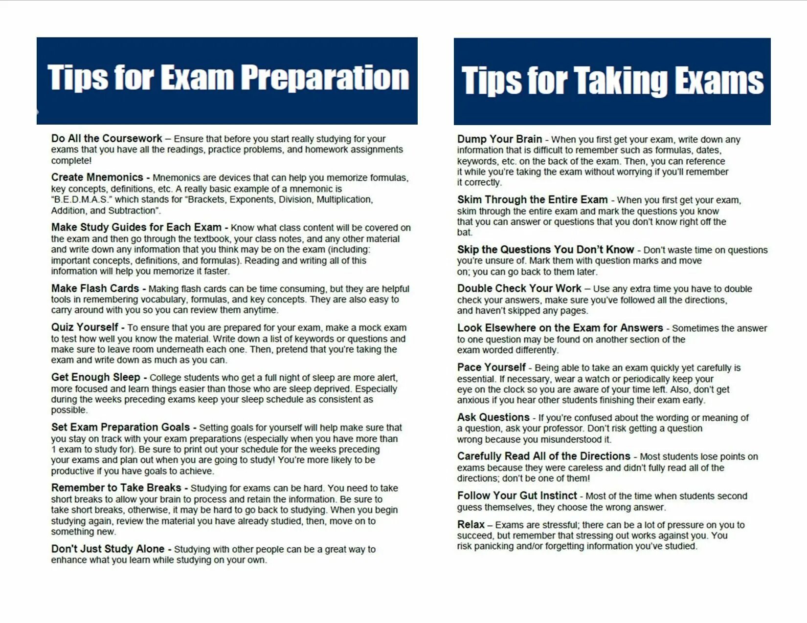 When you are preparing. How to prepare for Exams. Tips for preparing Exams. Exam Tips. Tips for Exams preparation.