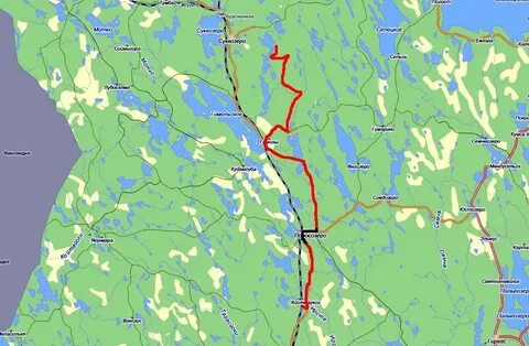 Карта медвежьегорска