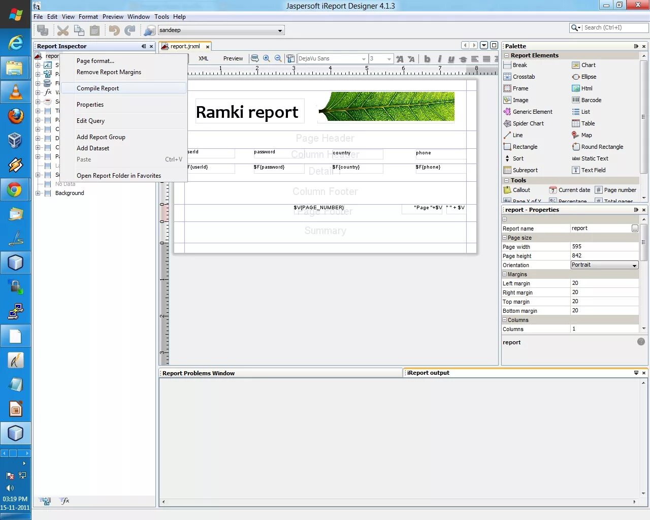 Файл Jasper. Jaspersoft IREPORT Designer 5.6.0 для новичков. Crosstab JASPERREPORTS. Пример JASPERREPORTS. Property report