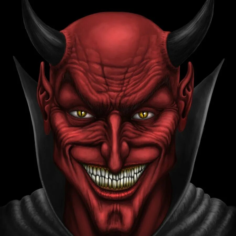 Адская аватарка. Люцифер дьявол сатана Мефистофель.