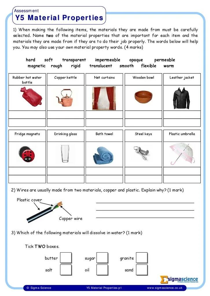 Materials exercises. Properties of materials Worksheet. Materials Worksheet. Материалы на английском. Properties of materials for Kids.