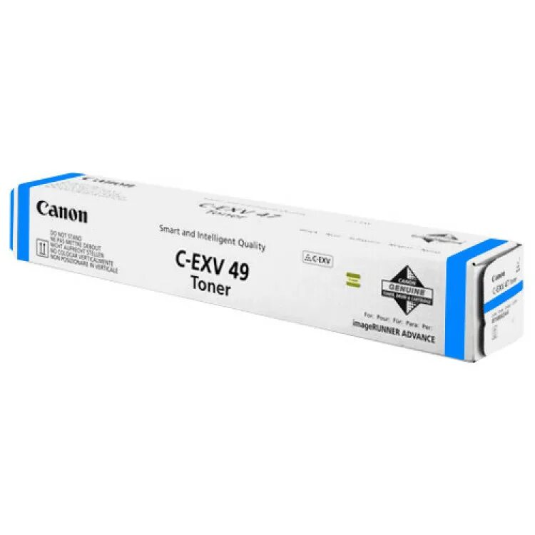 Canon c exv 49. Тонер canon c-exv49c 8525b002. тонер-картридж c-exv49 canon ir-c3330/c3325/c3320, 19k (о) голубой, 8525b002. тонер canon c-exv49 toner bk.
