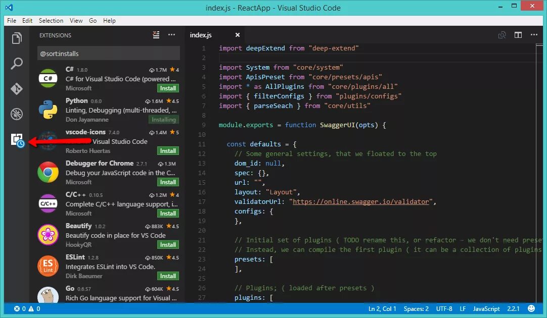 Visual Studio code установка. Редактор кода Visual Studio. Visual Studio code Ubuntu.