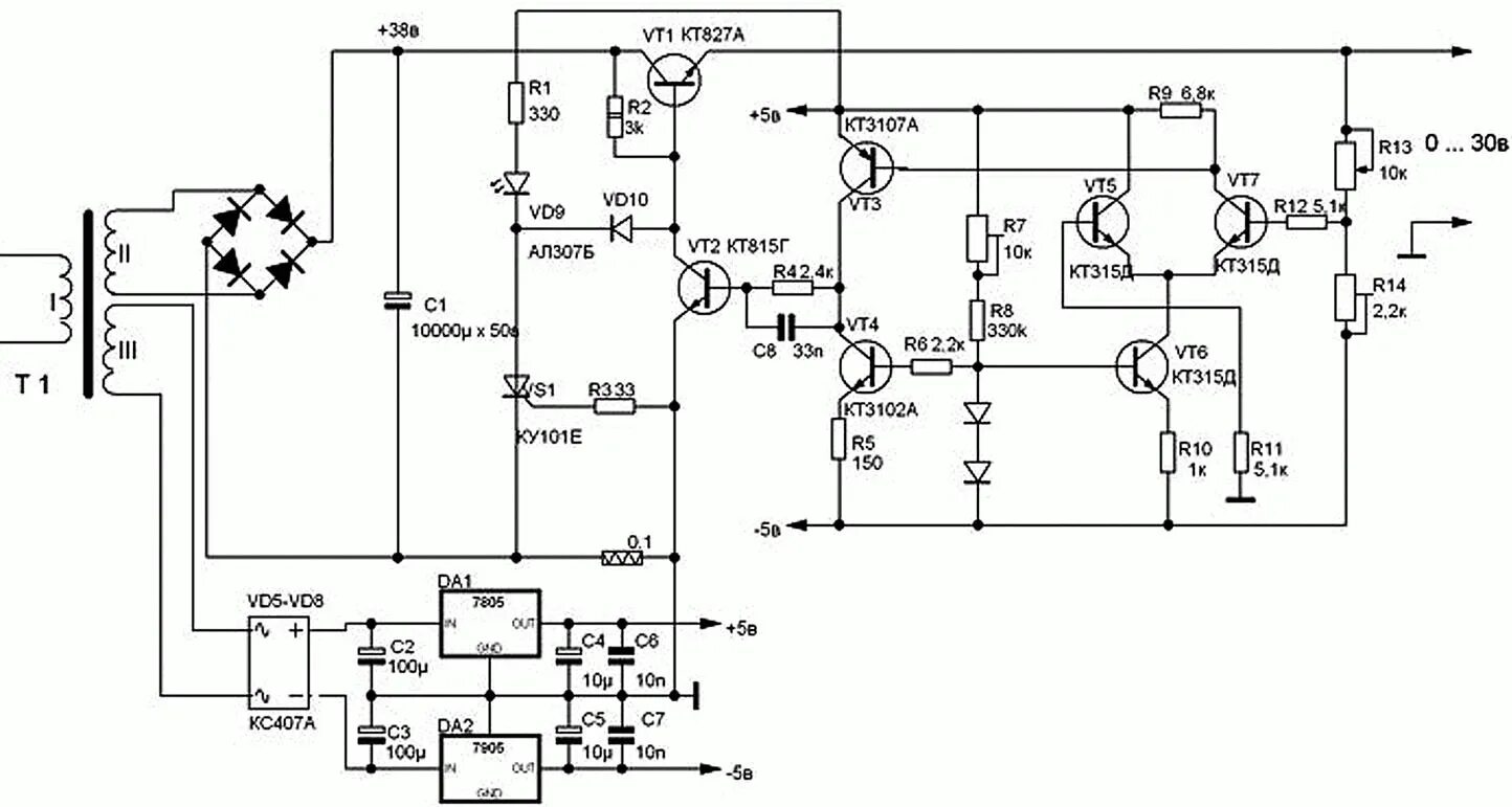 5 вольт в 30 вольт. Блок питания 5v, 5a, 25w. Блок питания на кт827 схема. Лабораторный блок питания 30в. Блок питания 30 вольт 30 ампер схема.