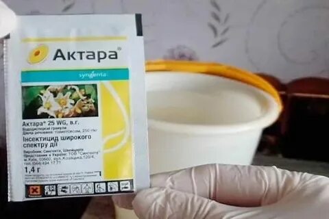 Применение актары для плодовых