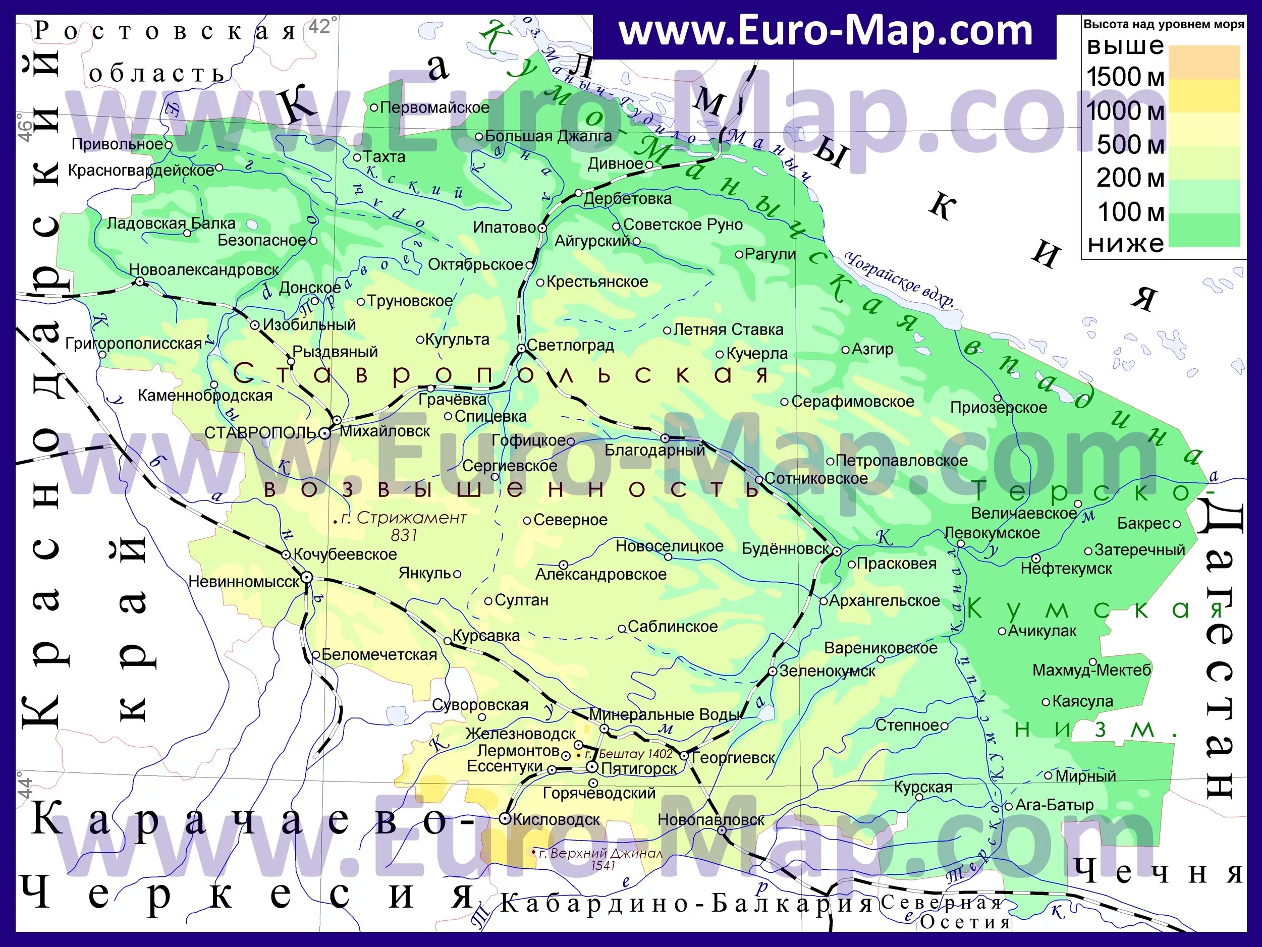 Курганская область высота над уровнем моря. Географическая карта Ставропольского края подробная. Ставрополье физическая карта Ставрополье. Физическая карта Ставропольского края. Физическая карта Ставропольского края подробная.