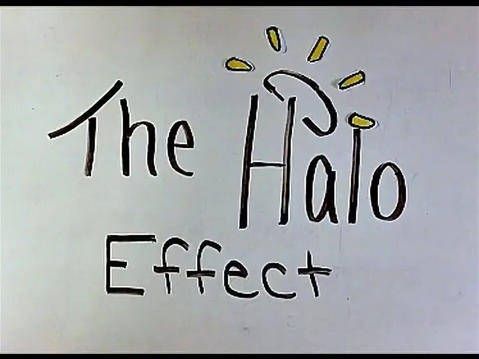 The halo effect not yet broken. The halo effect not yet broken