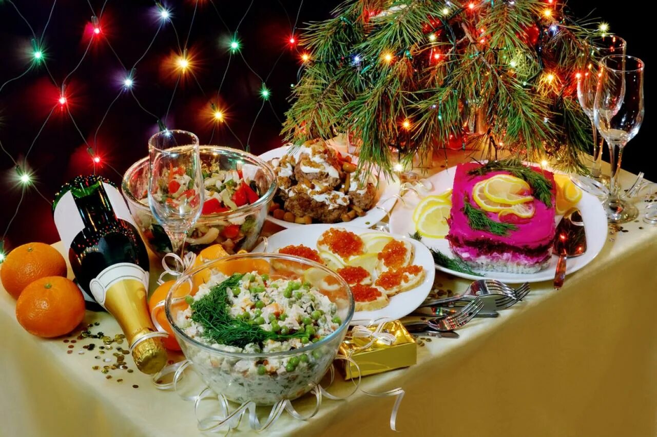 My typical new year table