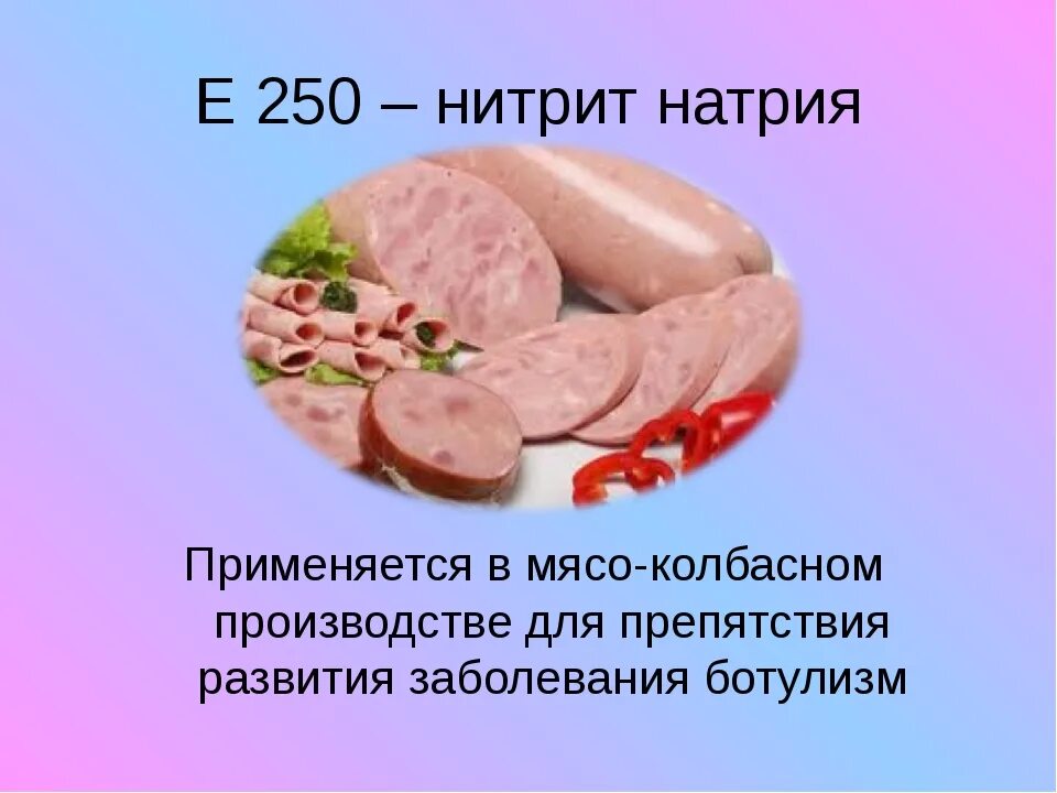 Добавки в колбасе. Колбаса и добавки. Е250 пищевая добавка. Пищевые добавки в колбасе. Нитрит натрия в колбасе.