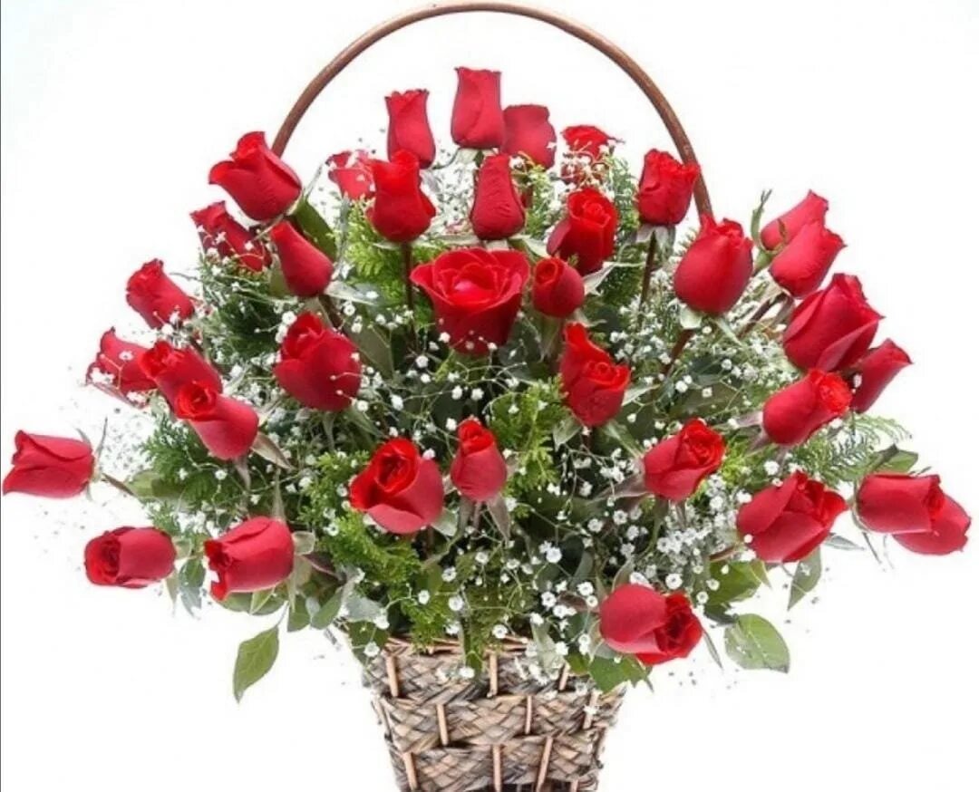 Корзина с цветами. Красивый букет цветов. Красивый букет роз. Букет "день рождения". Корзина роз с днем рождения