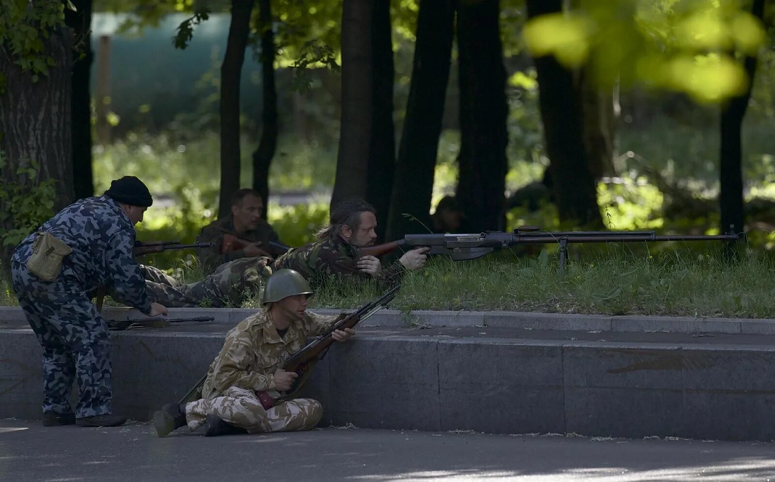 Славянск украина боевые действия. Ополчение Донбасса 2014 бои. ПТРС на Донбассе.