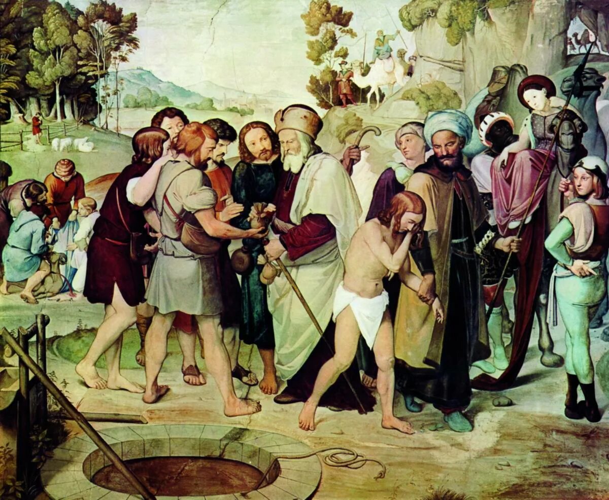 Работорговля в живописи. Иосиф и его братья продают в рабство. Иосиф сын иакова ветхий завет. Иосифа продают в рабство. Юлиус шнорр фон карольсфельд гравюры.