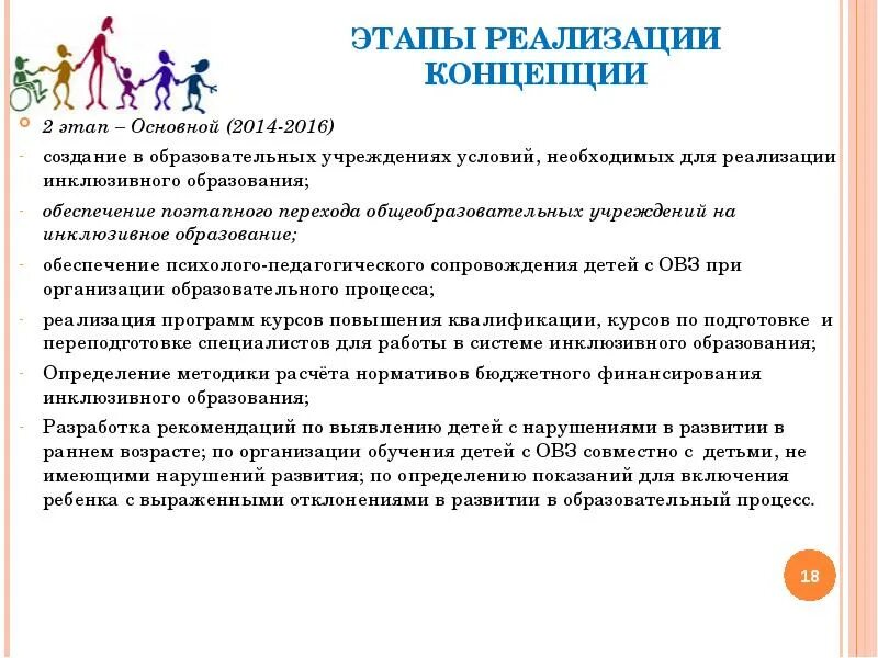 Реализация инклюзивных программ