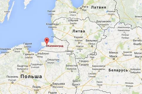 С латвией граничит только калининградская область