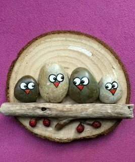 Поделки из камушков своими руками