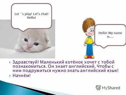 Здравствуйте маленький