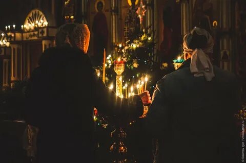 Сколько времени идет ночная служба на рождество