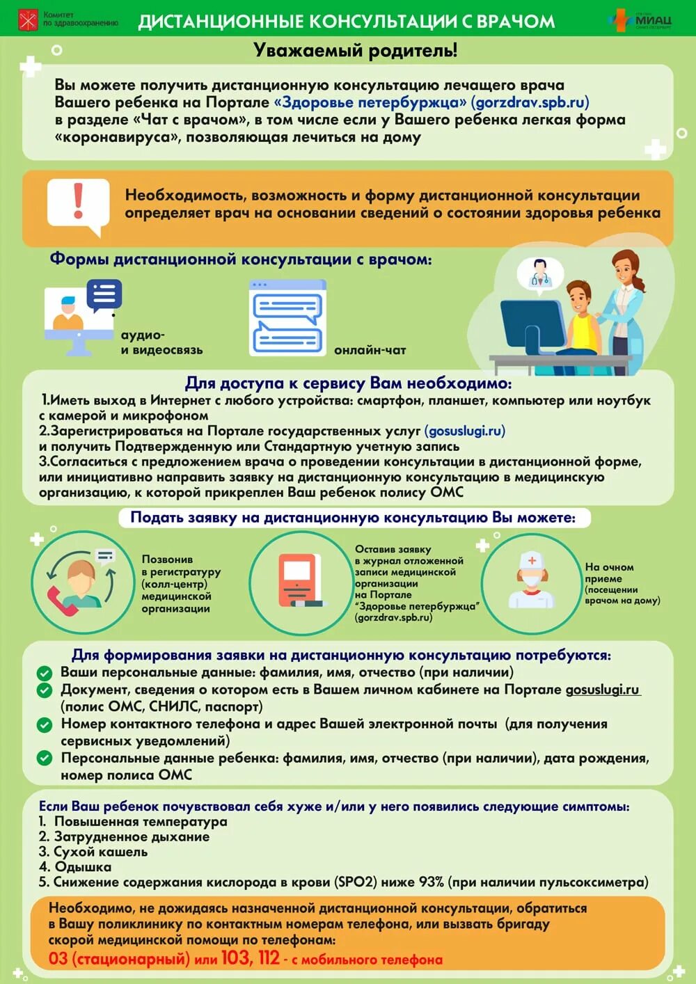 Здоровье петербуржца номер телефона. Памятка дистанционные консультации с врачом. Здоровье петербуржца. Портал здоровье петербуржца. Телемедицинских консультаций пациентов и законных представителей.