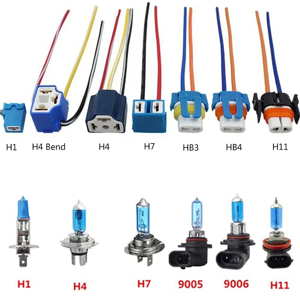 Ближний свет hb4. Разъем лампы h11, h8, h9 Cargeen. Цоколь разъем лампочки h11. Цоколи ламп h11 h7 h3. Разъем лампы hb3 Киа.
