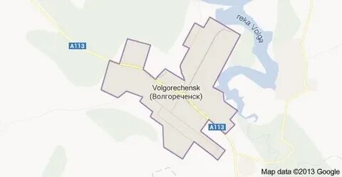 Волгореченск на карте