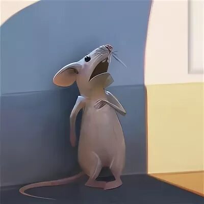 Испуганная мышь цвет
