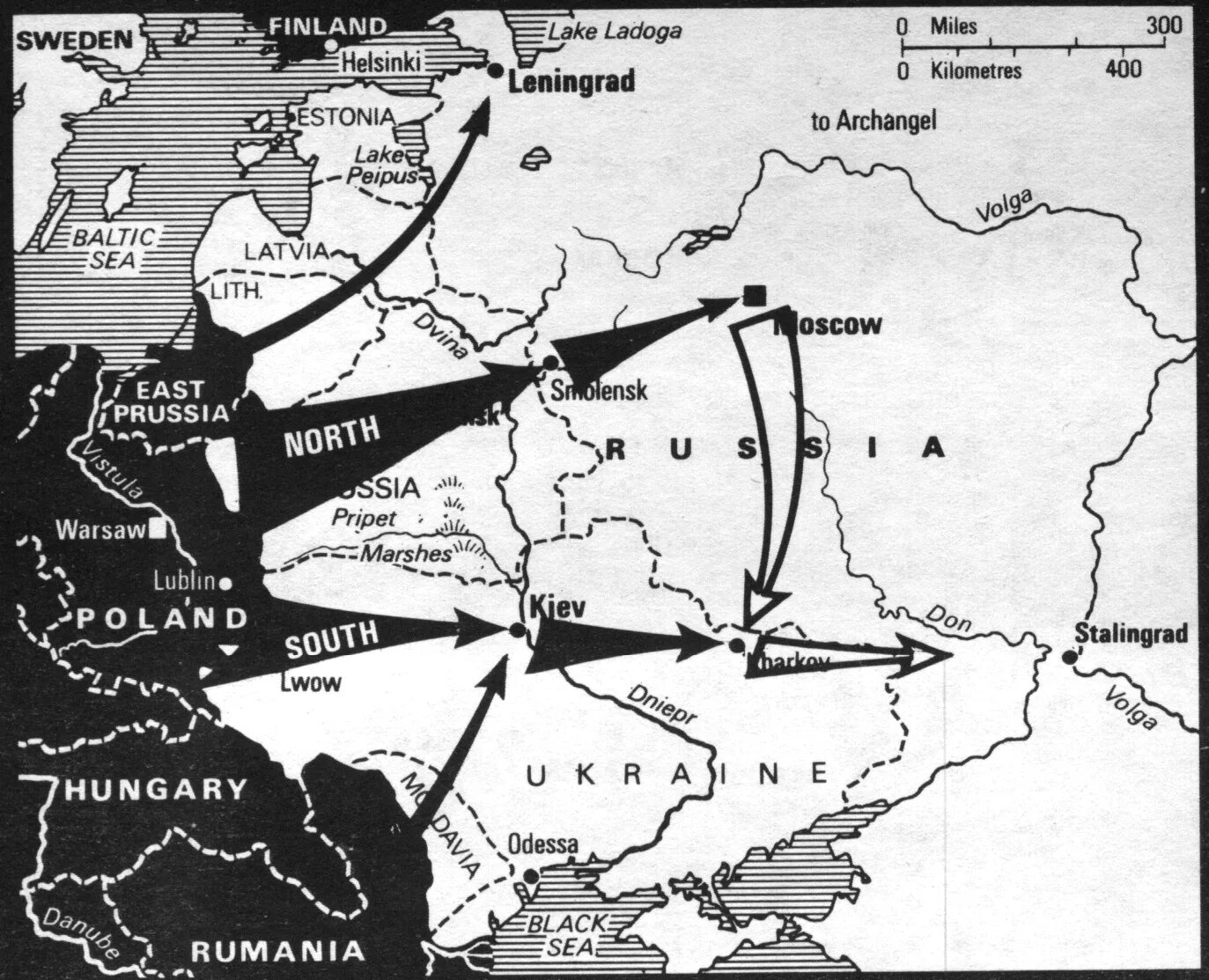 План захвата советского союза. Карта 2 мировой войны план Барбаросса. Карта плана Барбаросса 1941.