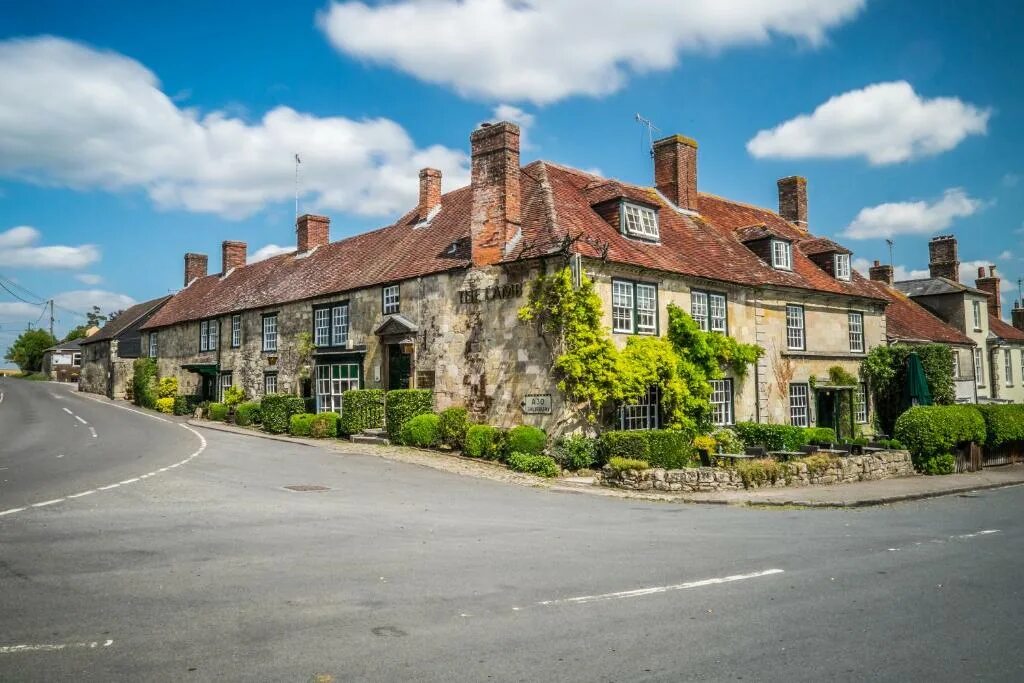 Great village. Uk Salisbury, Wiltshire. Castleton Farm great Britain.