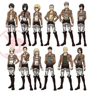 Attack on Titan Characters(WIP) .