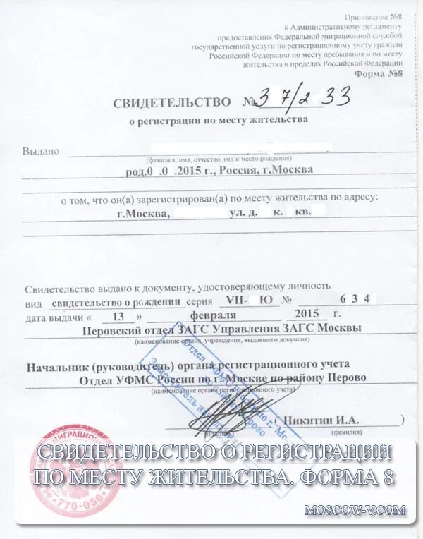 Форма 8 г. Форма 8 г