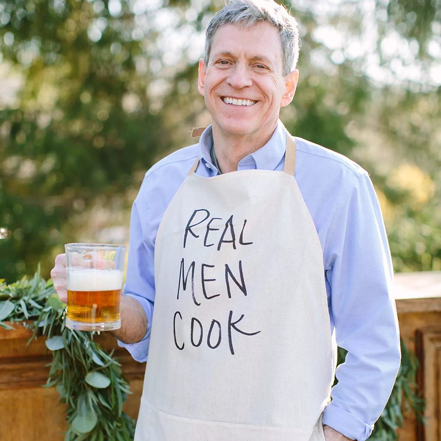 Cooking or present. Apron man. Apron for man. Man in Apron. Apron for Grilling.