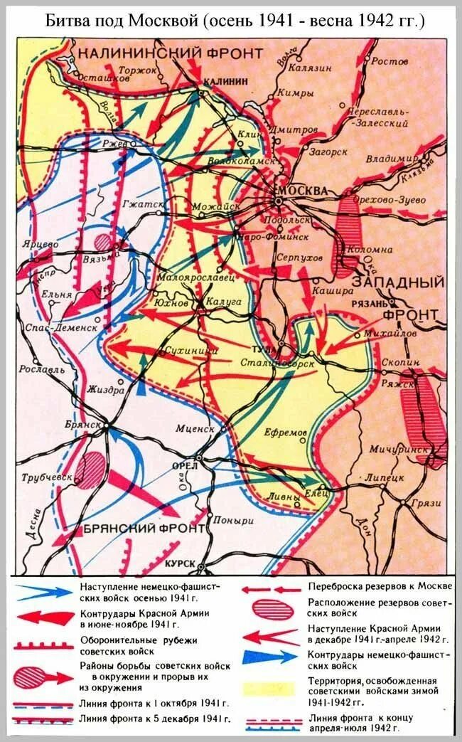 Укажите год когда началась битва за москву. Карта битва под Москвой 1941 год. Московская битва 1941 карта. Карта Московской битвы 1941-1942. Линия фронта под Москвой в декабре 1941.