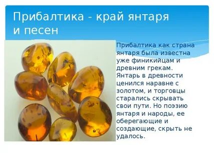 Янтарные песни