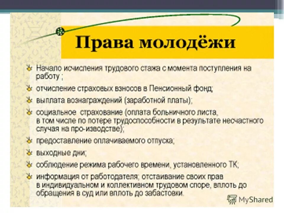 Способы защиты прав молодежи в РФ.