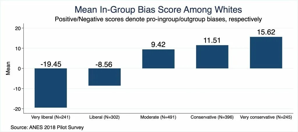 Negative score. Group bias. the meaning of white. positive negative.