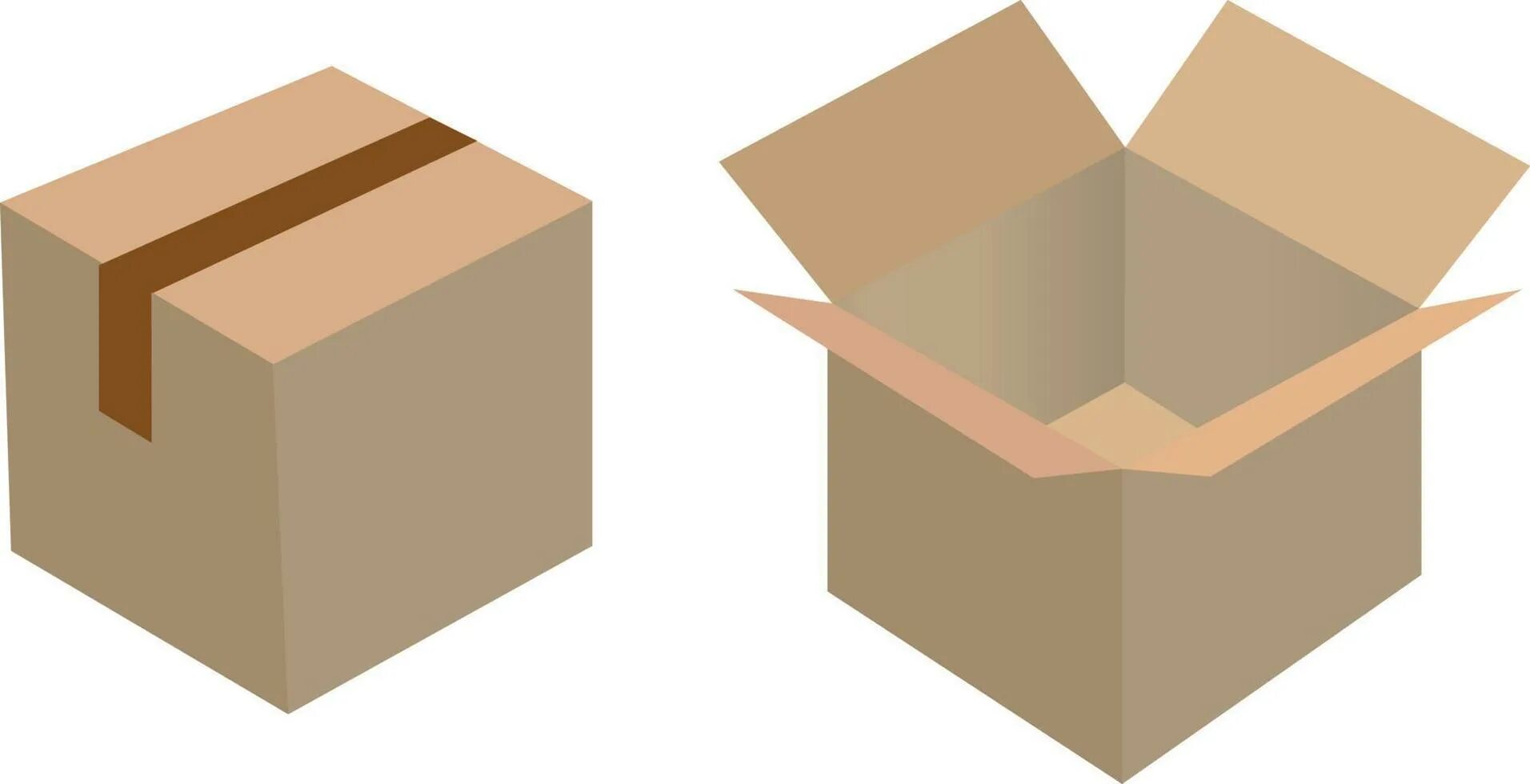 Close box. Closed Box. Open Cardboard Box Top view. Closed Box PNG. Realistic Cardboard Box image 4k.