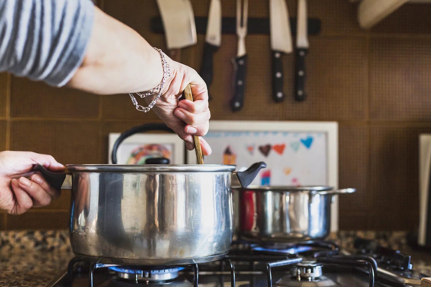 Use the pot