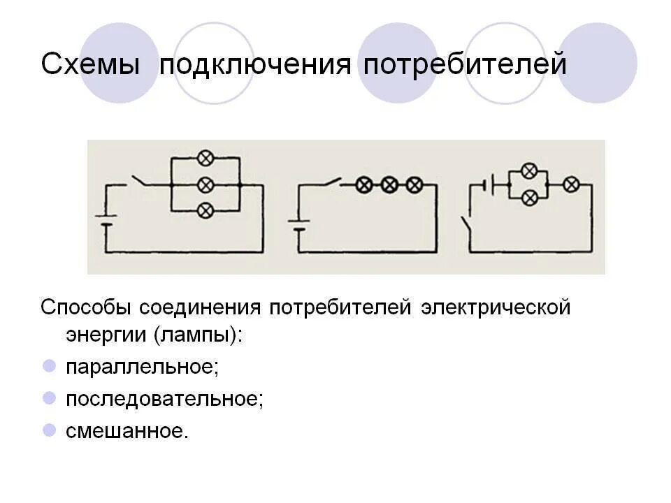 Последовательно в цепь включается. Схема последовательного включения ламп. Схема подключения лампочек постоянного тока. Последовательное соединение ламп 220 схема подключения. Схема параллельного соединения с тремя лампами.