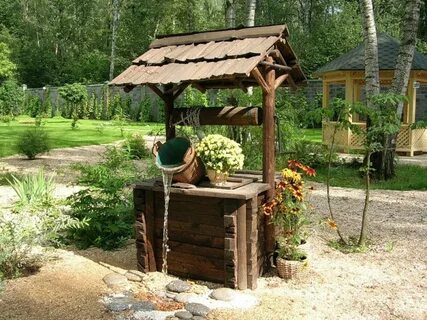 Красивые колодцы своими руками