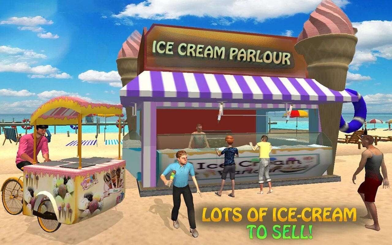 Ice cream 3 мод меню
