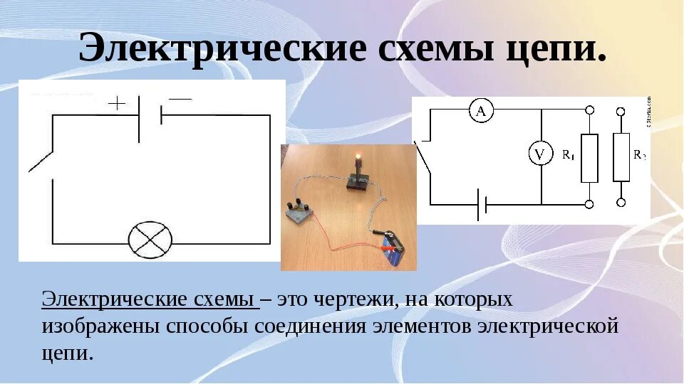 Электрическая цепь 6 букв. Сбор схем электрических цепей. Схема электрической цепи. Схема Эл цепи. Пример электрической цепи.