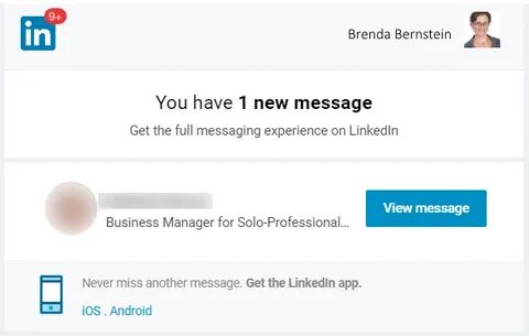 You have a new message