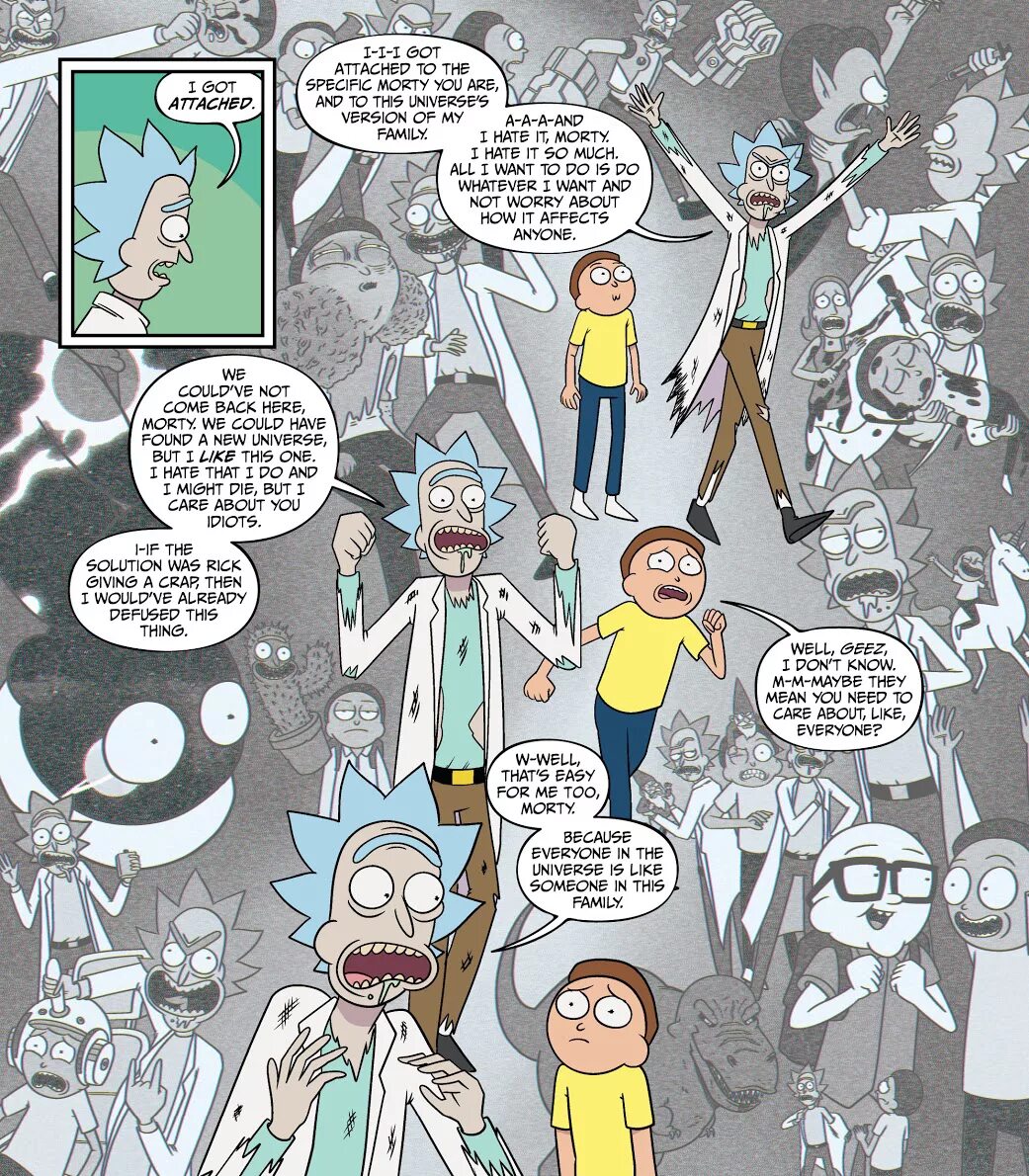 Читать комиксы рик. Обложка комикса Рик и Морти. Книга комиксов Рик и Морти. Rick and Morty комикс. Рик и Морти фан комиксы.