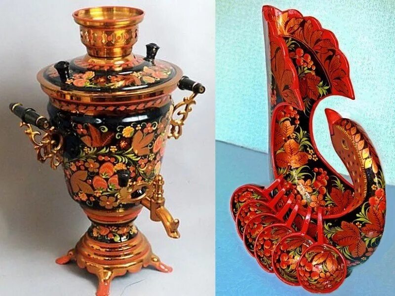 декоративно прикладное искусство предметы быта. деревянная посуда на руси. музей дпи москва. абрамцево мастерская экспонаты. художественные промыслы россии городецкая роспись.