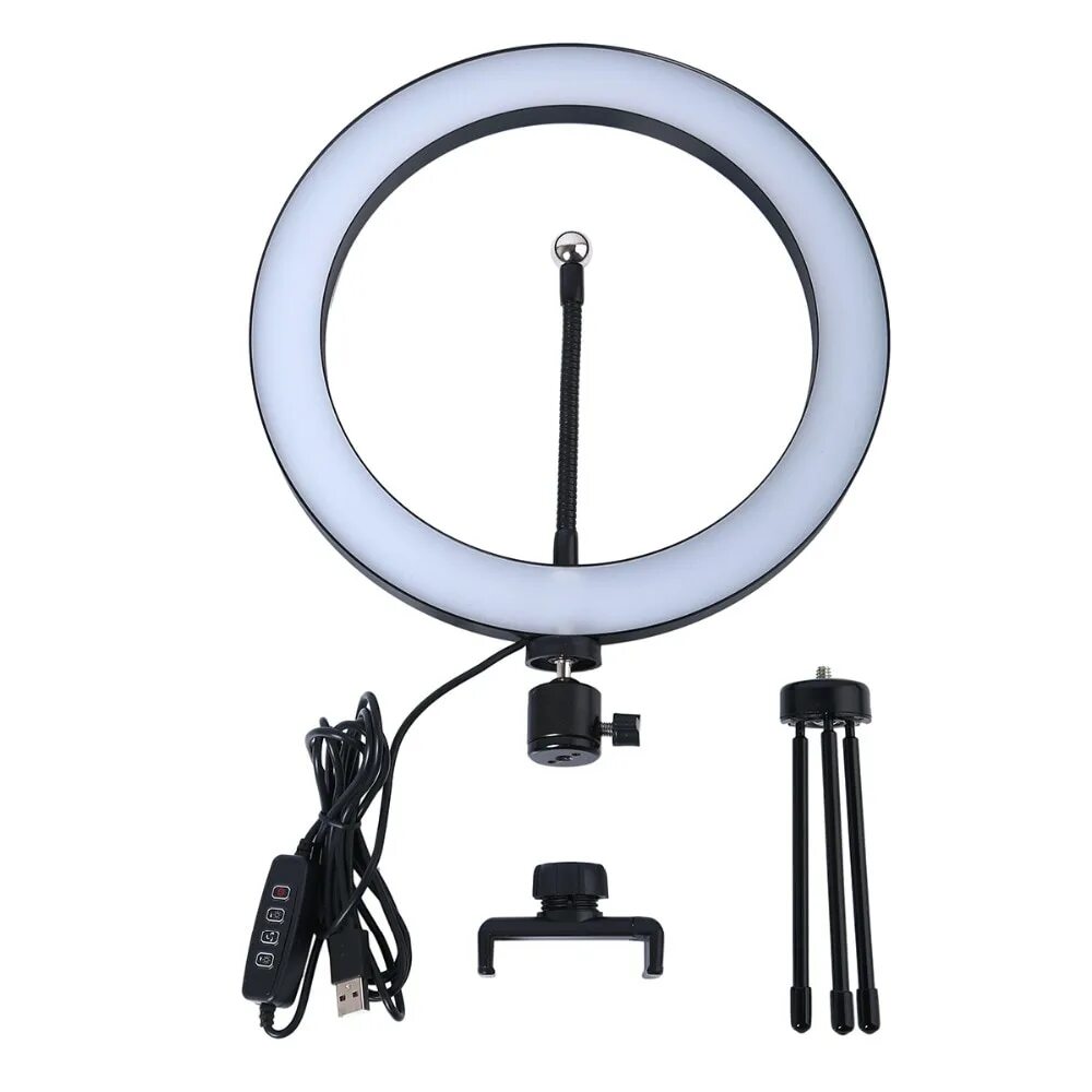 Ring lamp. Кольцевая лампа ring fill light 26 см. светодиодная кольцевая лампа led 26 см. кольцевая лампа led ring usb 26. селфи лампа кольцевая 26см + штатив.